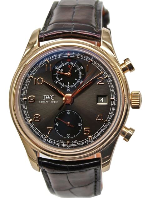 iwc portuguese rose gold replica|iwc portugieser chronograph.